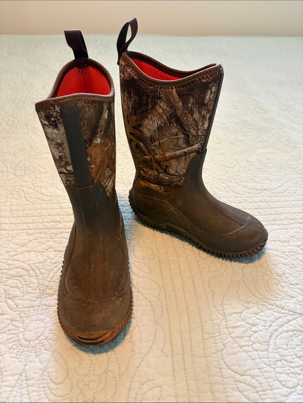 The Original Muck Boot Company Kids' Brown Camo Rain & Snow Boots